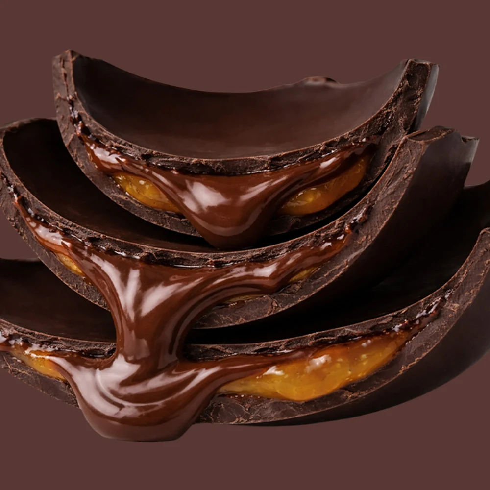 American Uncle Sacher Style Easter Egg, dark chocolate Easter egg filled with dark cream and apricot puree, 450 g - Image 5