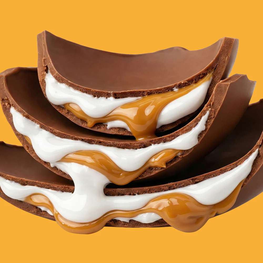 American Uncle Toffee Mallow Easter Egg, milk chocolate Easter egg filled with marshmallow cream and caramel, 450 g - Image 3