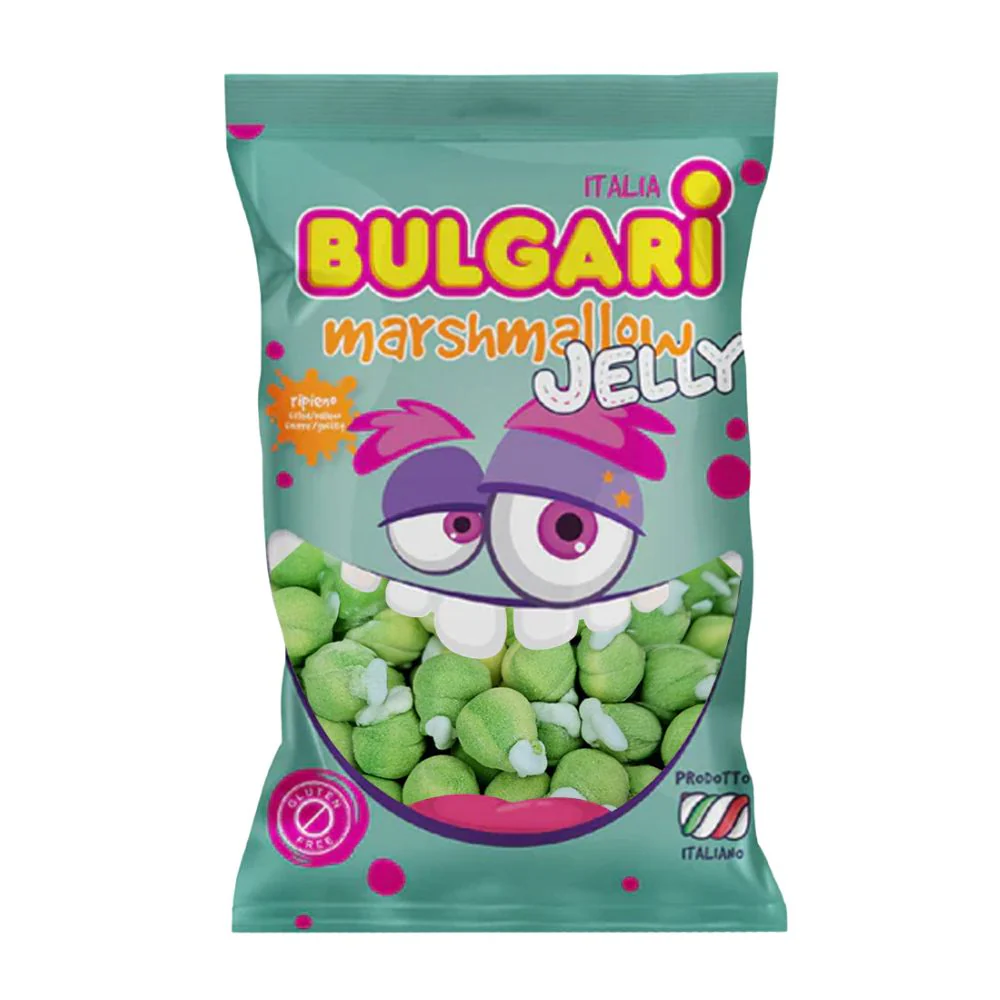 Apple Mallow, apple-shaped marshmallows filled with jelly (1kg Pack)