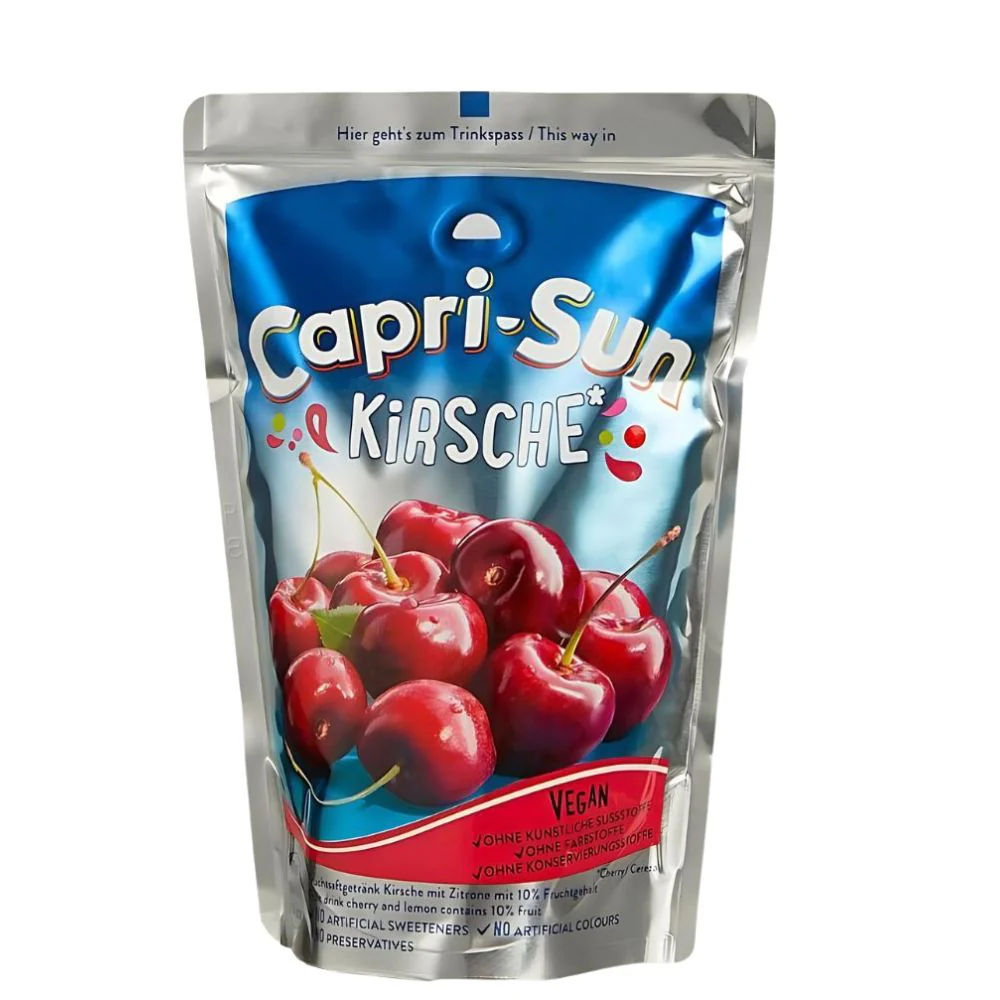 Capri Sun Cherry, cherry-flavored drink 200ml (pack of 10)