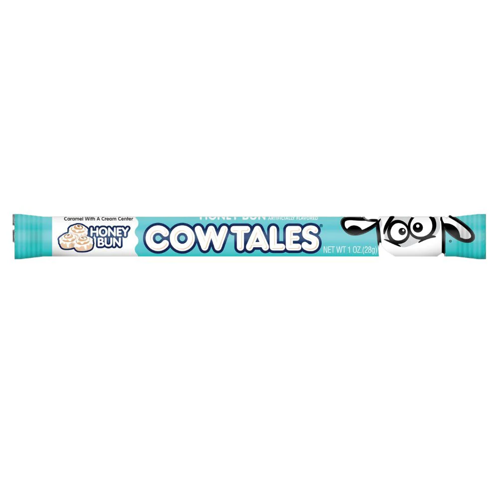 Cow Tales Honey Bun, honey-flavored candy 28g (Pack of 36)