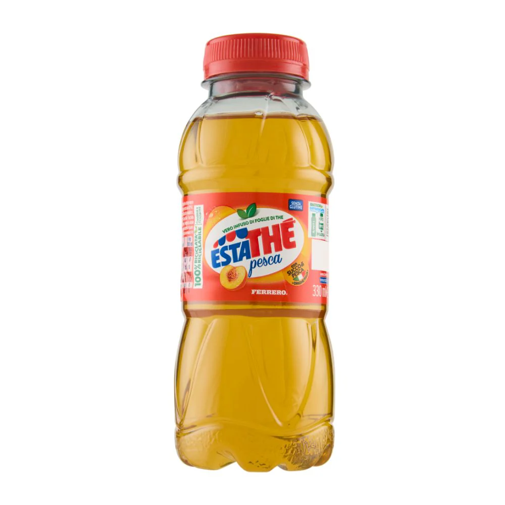 Estathe Peach, peach tea drink 330ml (Pack of 12)