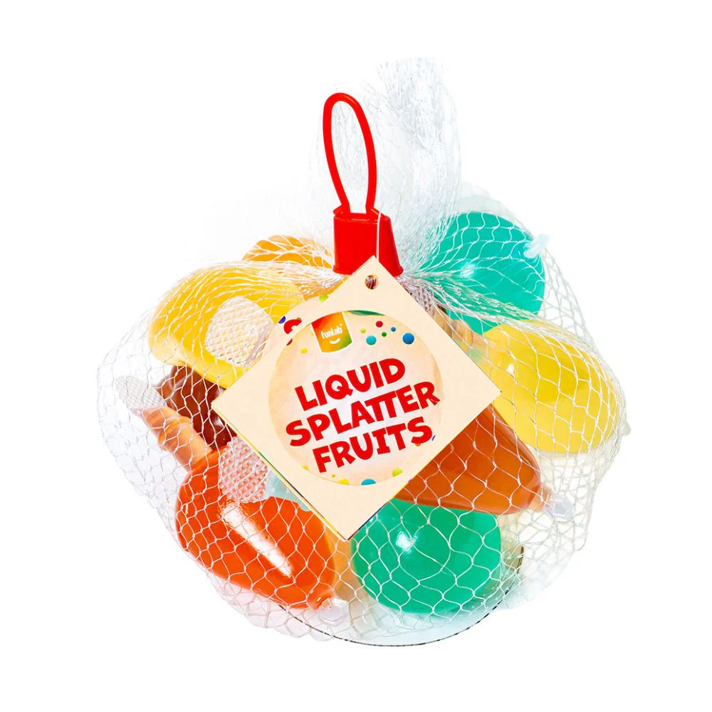 Fun Lab Liquid Splatter Fruits, explosive fruit candies 330ml (Pack of 24) 
