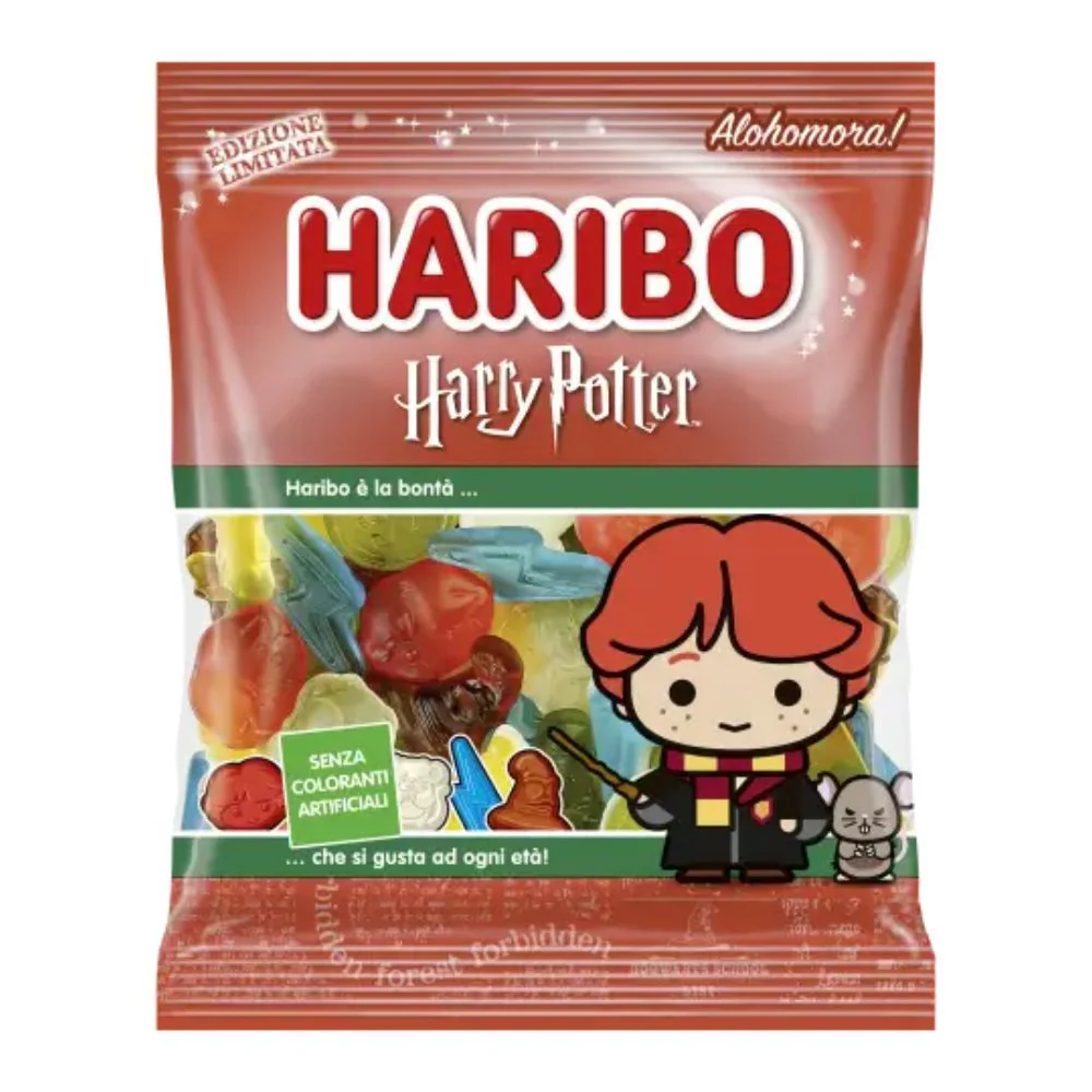 Haribo Ron Limited Edition, fruit and cola flavored candies 160g (Pack of 16)