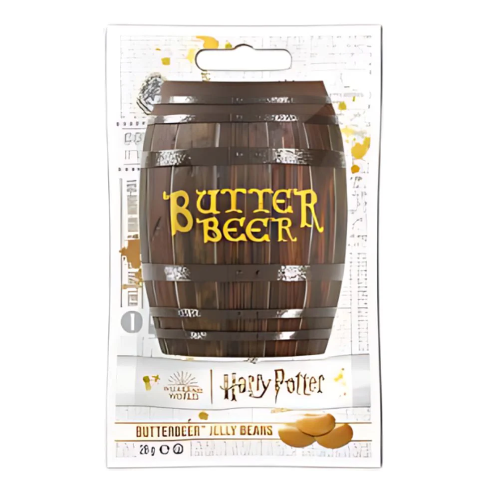 Harry Potter Butterbeer Jelly Beans, butterbeer-flavored candies 28g (Pack of 24)