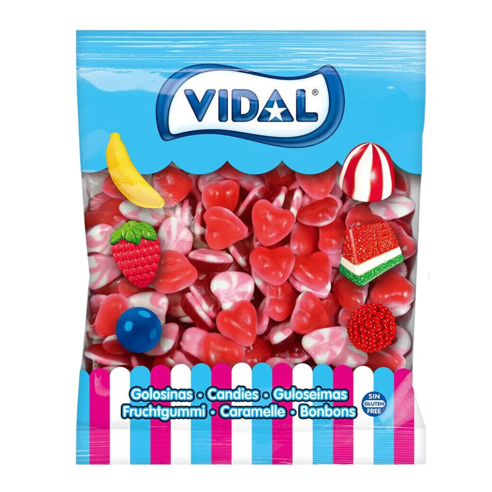 Hearts, heart-shaped candies (1Kg Package) 