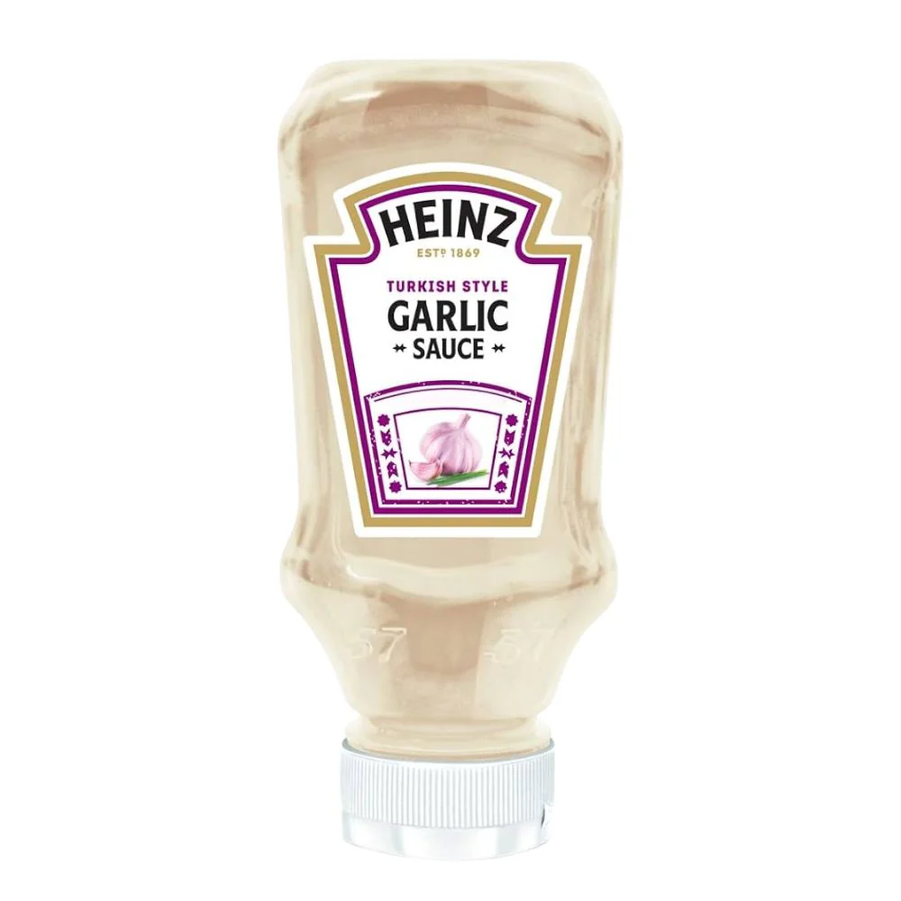 Heinz Garlic Sauce, garlic sauce 230g (Pack of 8)