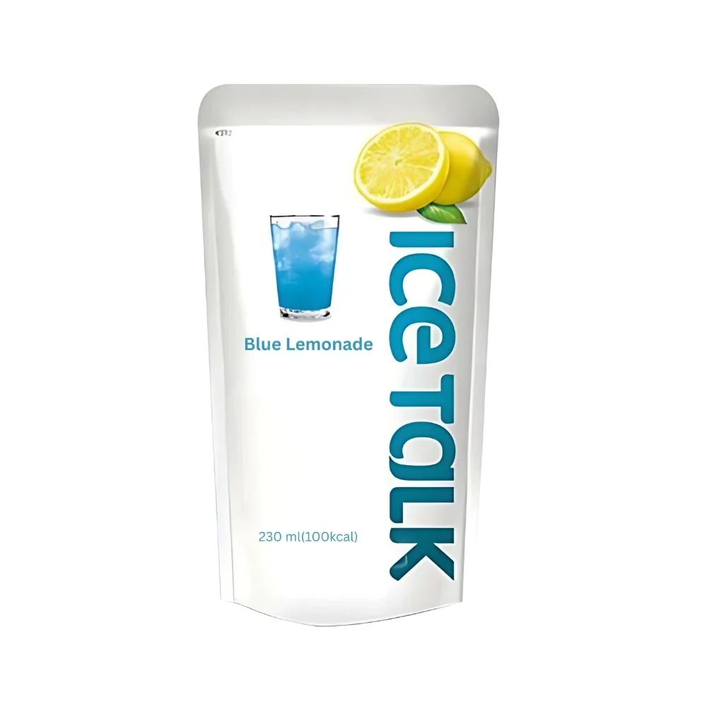 Ice Talk Blue Lemonade, blue lemonade flavored drink 230ml (Pack of 10) 