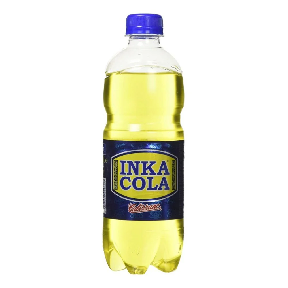 Inka Cola, carbonated non-alcoholic fruit-flavored drink 500ml (Pack of 24)
