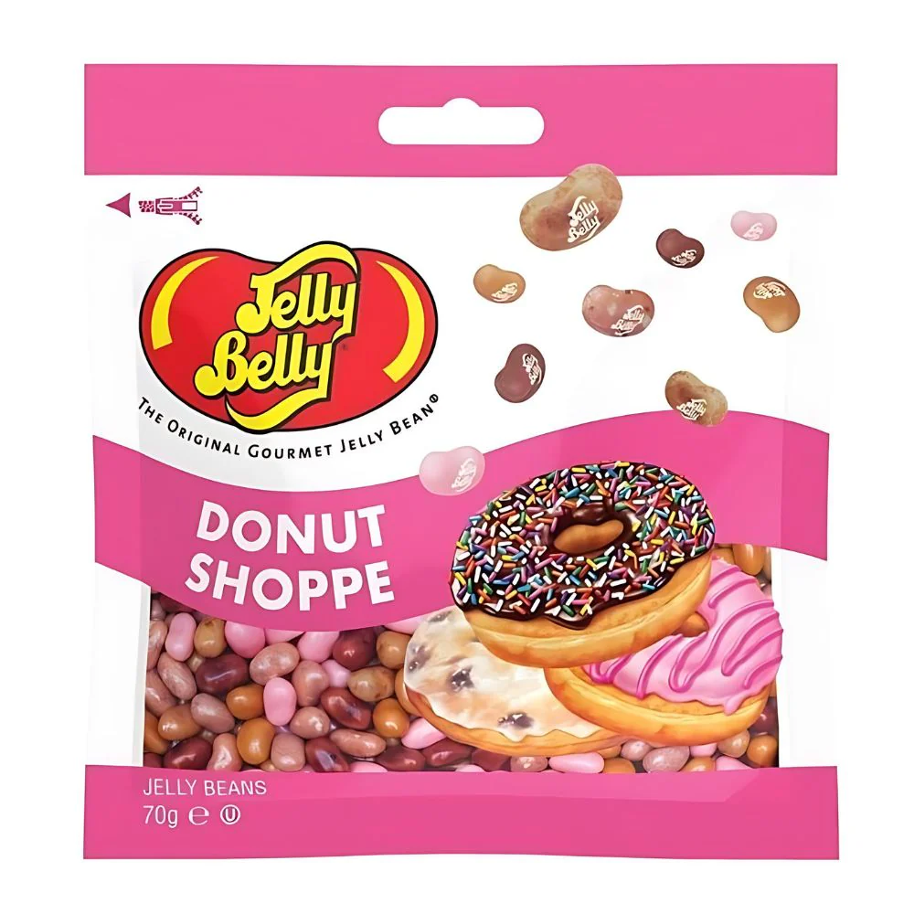 Jelly Belly Donut Shoppe, donut-flavored candies 70g (pack of 12)