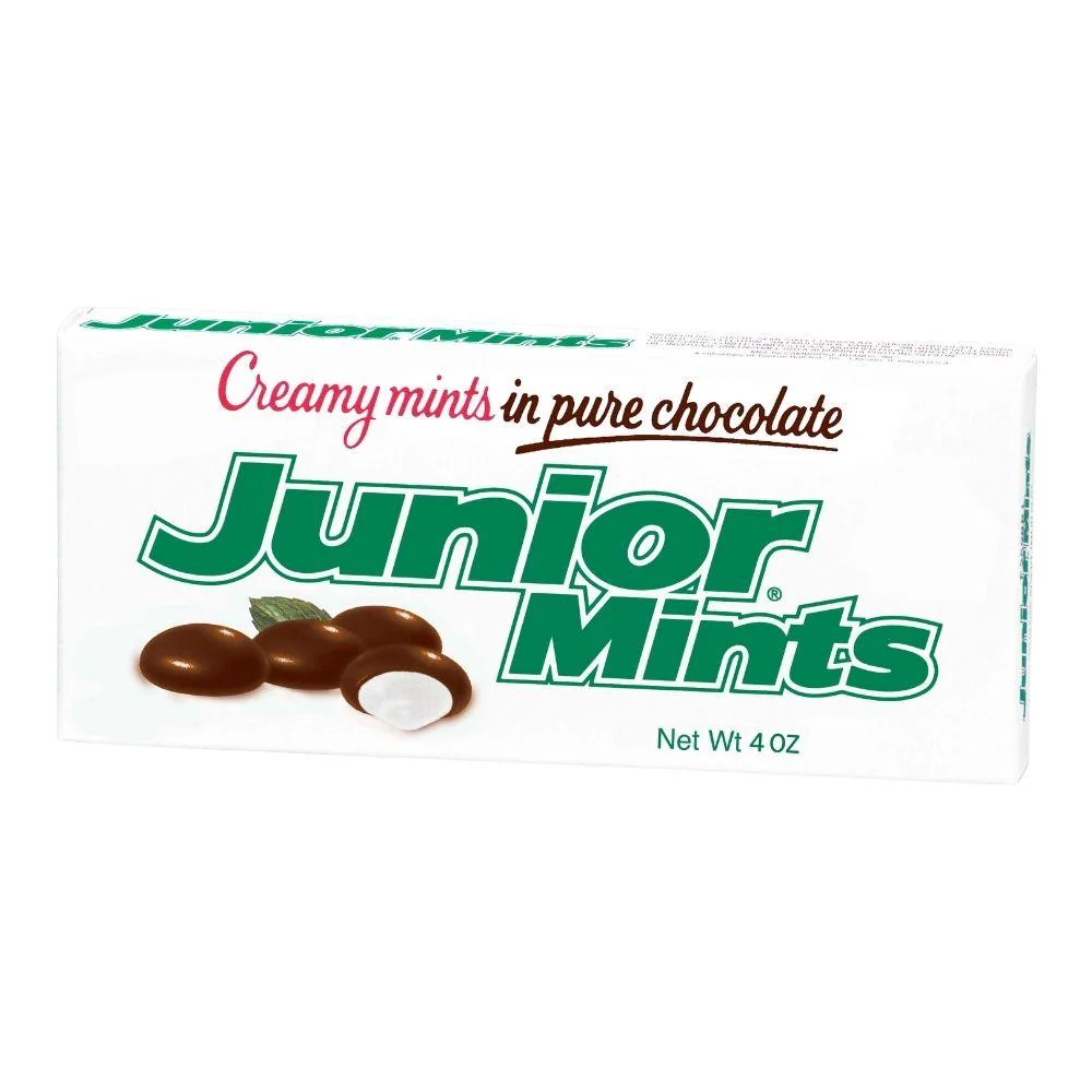 Junior Mints, mint chocolates 52g (Pack of 24)