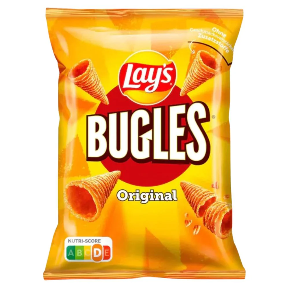 Lay's Bugles Original, 75g corn snack (Pack of 14)