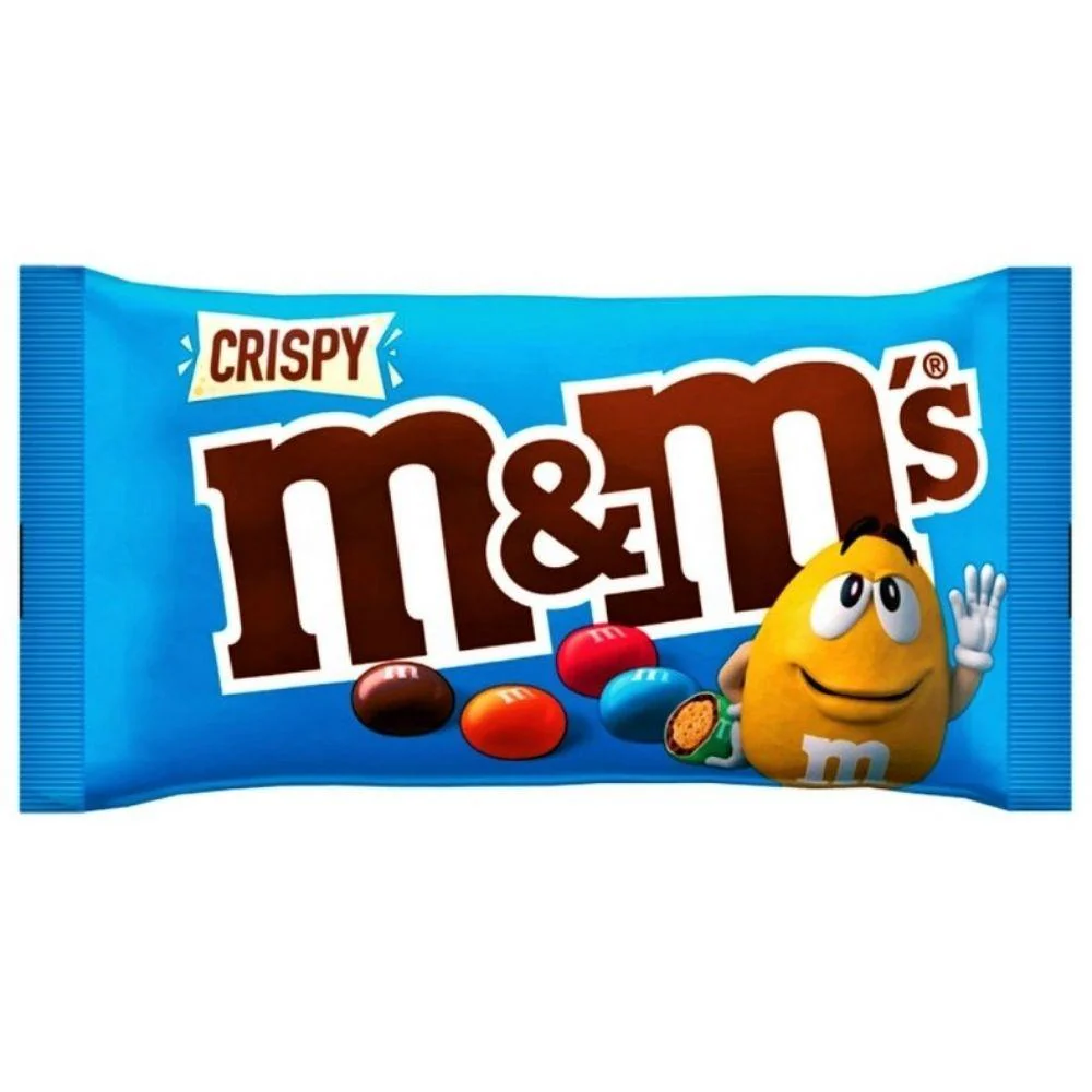 M&M's Crispy, m&m's filled with crispy rice 36g (Pack of 24) 