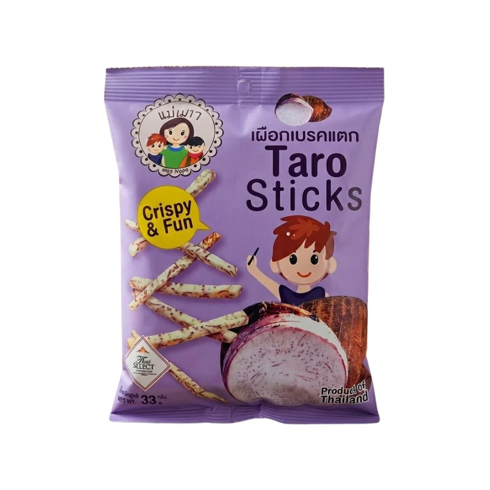 Mae Napa Taro Sticks, 33g taro sticks (Pack of 48)