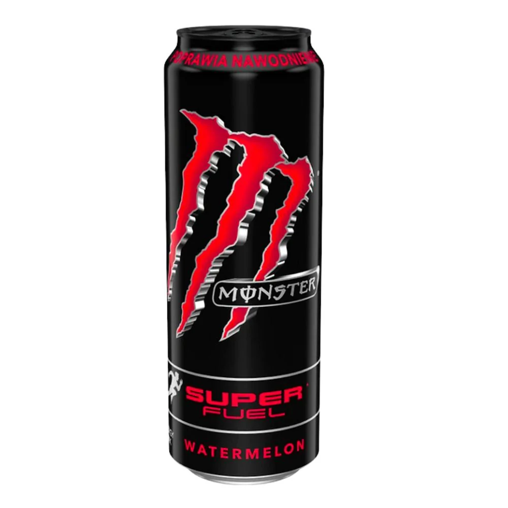 Monster Super Fuel Watermelon, watermelon energy drink 568ml (Pack of 12)