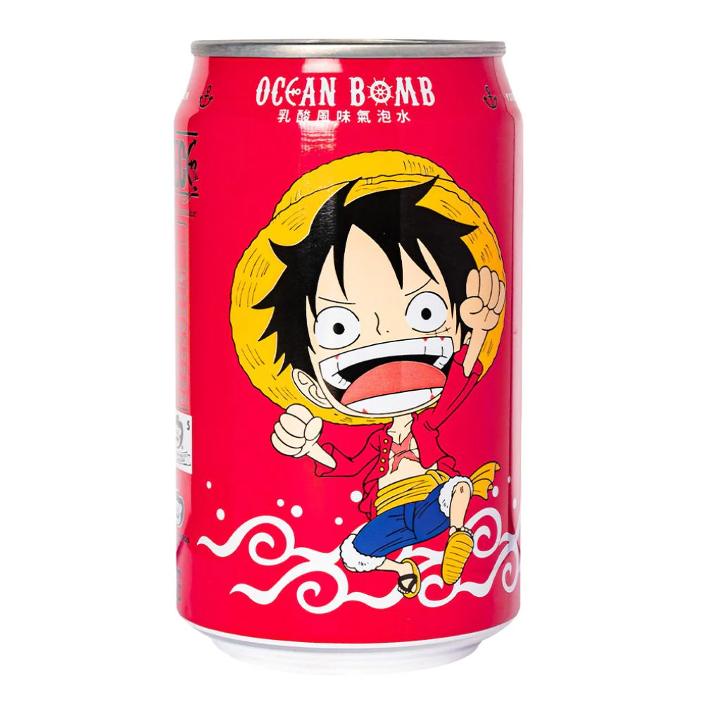Ocean Bomb Luffy, sparkling drink 330ml (pack of 24) 