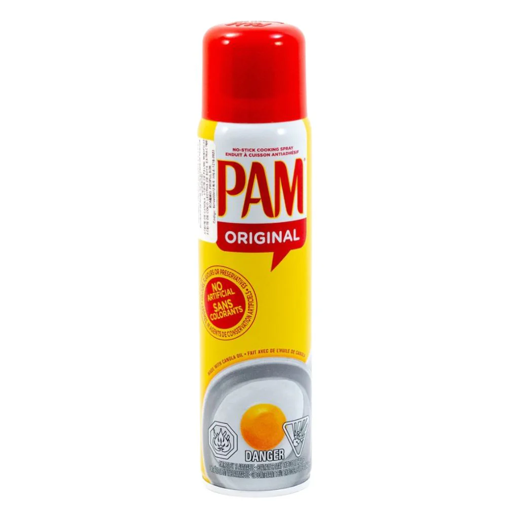 Pam Original Cooking Spray, canola oil spray seasoning 170g (Pack of 12)