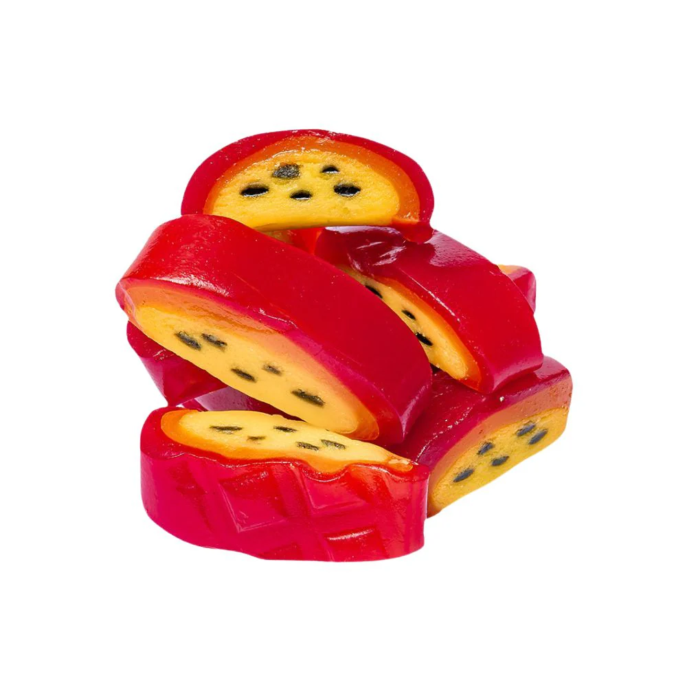 Passion Fruit Slice, gummy licorice with passion fruit flavor (1.5Kg Package) 