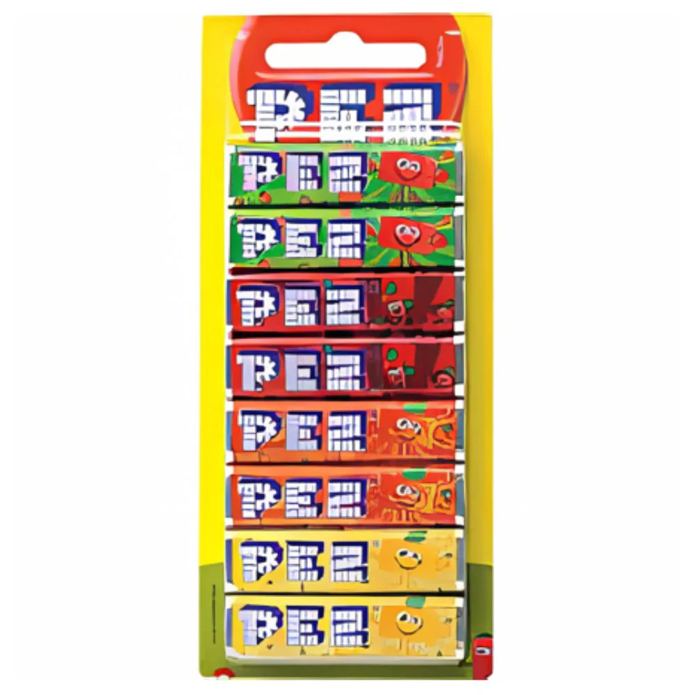 Pez Candy Refill Assorted Flavours, candy refills of 68 g (Pack of 12)