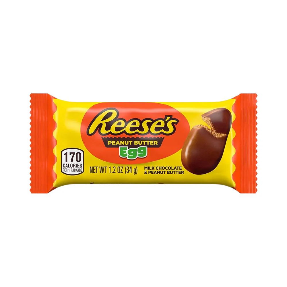 Reese's Peanut Butter Cups Egg, Easter egg with peanut butter 34g (Pack of 36)
