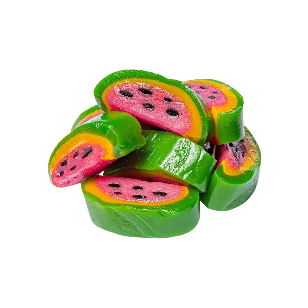 Watermelon Slice, gummy licorice with watermelon flavor (Package of 1.5Kg) 