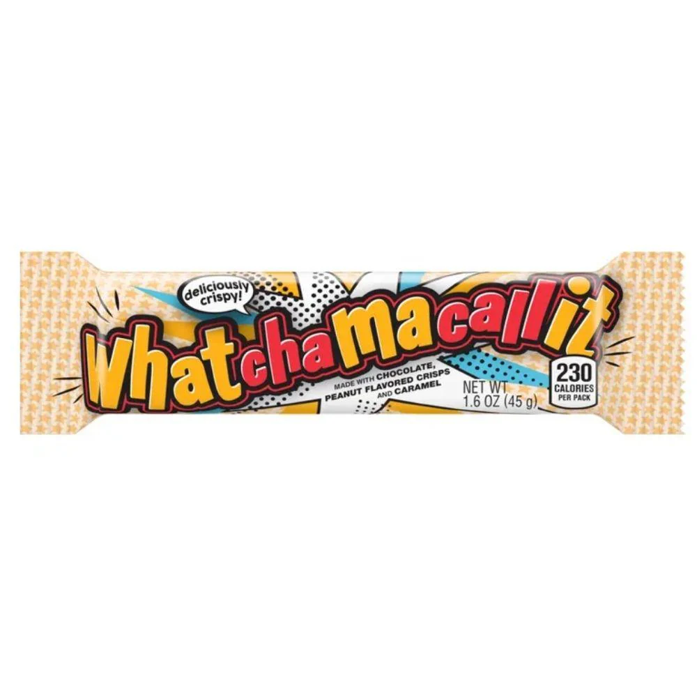 Whatchamacallit, peanut butter and caramel chocolate bar 45g (Pack of 36) 
