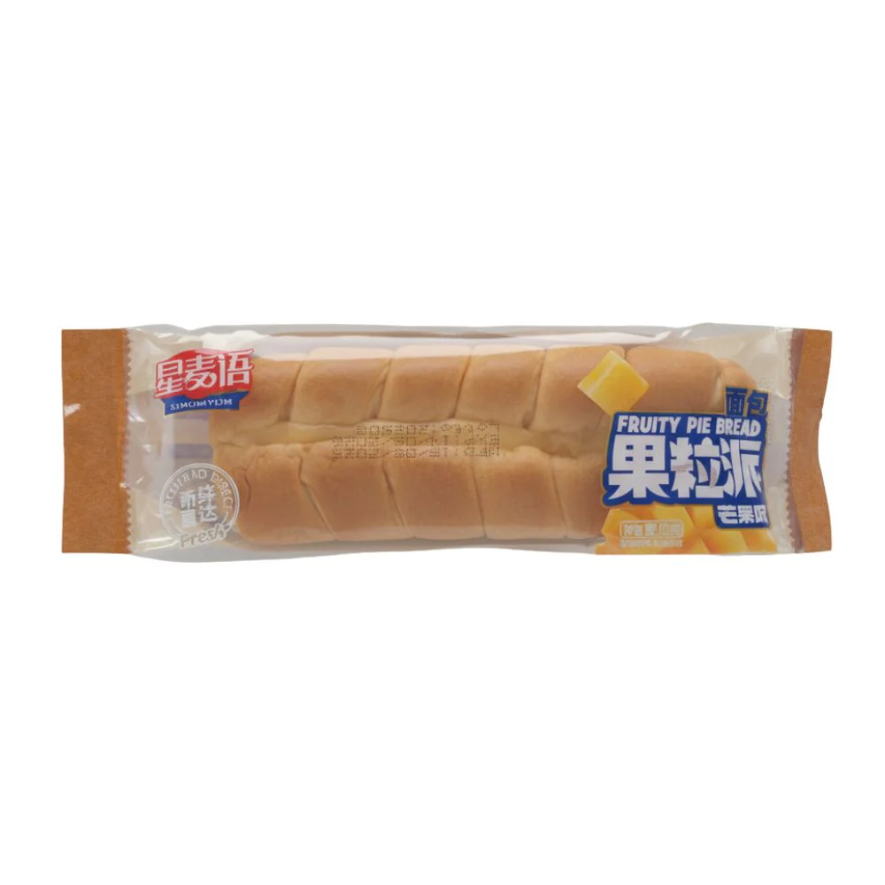 Xing Mai Yu Fruity Pie Bread, sandwich with mango-flavored fruit filling, 80g (Pack of 36)